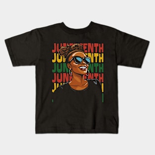 Black History Juneteenth Art for Men, Women, Girls Kids T-Shirt